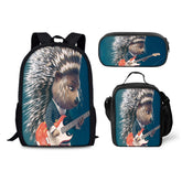 Sing Movie Schoolbag Backpack Lunch Bag Pencil Case 3pcs Set Gift for Kids Students